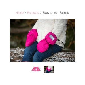 NWT Stonz infant toddler mittz mittens 12-24months